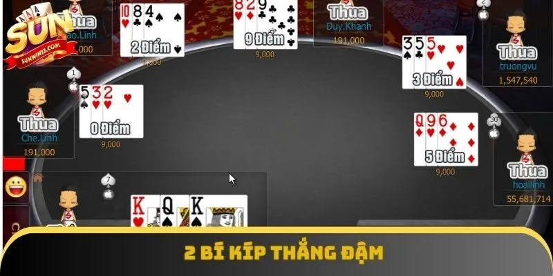 2 bí kíp thắng đậm